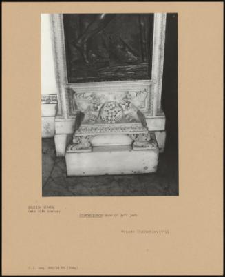 Chimneypiece: Base of Left Jamb