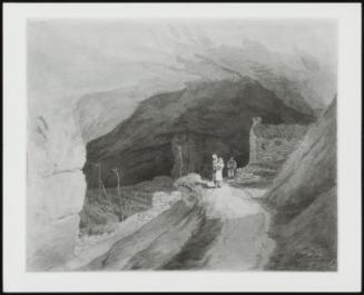 The Mouth of the Cavern at Castleton, Derbyshire