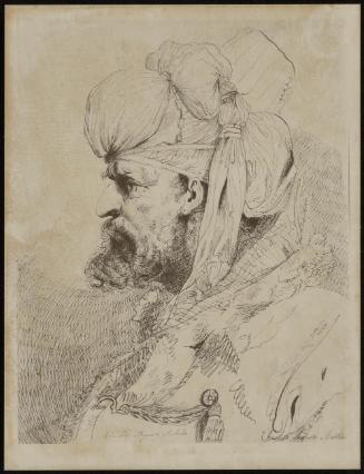 Head of an Aga of the Janisseries