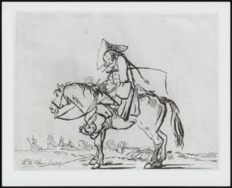 The Broken Pipe; Verso: Pencil Studies Of Heads