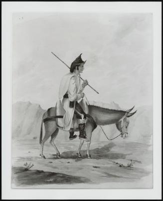 Grand Canary, 1828–Man on a Donkey