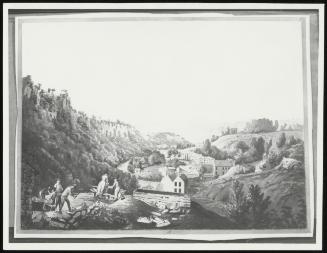 Matlock Baths From the Guilderay Mine at the Head of the Valley, Derbyshire
