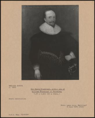 Sir Henry Frankland, Eldest Son Of William Frankland Of Thirkleby