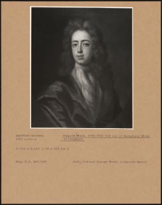 Edward Weld, 1705–1761 3rd Son Of Humphrey Weld Of Lulworth