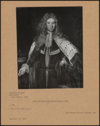 John, 5th Viscount Arbuthnott In Peer's Robes