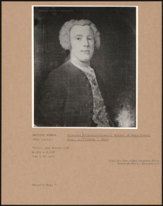 Nicholas Nicholas (Formerly Heath) Of Boys Court, Kent (ca.1739/40 – 1807)