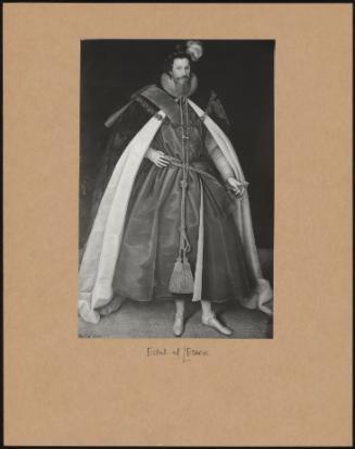 Earl Of Essex, In Garten Robes, Full Length