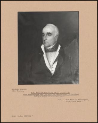 Hon William Wellesley Pole, Later 1st Lord Maryborough And 3rd Earl Of Mornington (1763–1845)