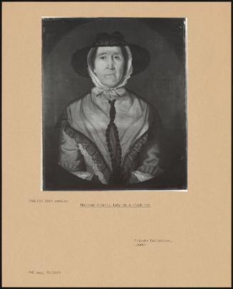 Unknown Elderly Lady In A Black Hat