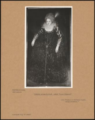 Unknown Woman In Black, Called queen Elizabeth