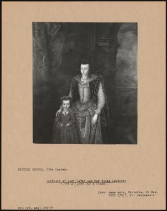 Portrait Of Lady Dover And Her Young Daughter