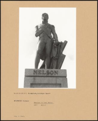 Monument To Lord Nelson 1813