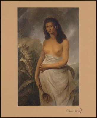 Poedua [Poetua], Daughter Of Oreo, Chief Of Ulaietea, One Of The Society Isle