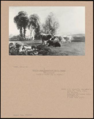 Cattle Near Hempstead Hall, Essex