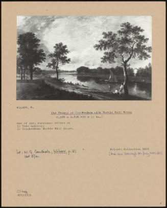 The Thames At Twickenham With Marble Hill House