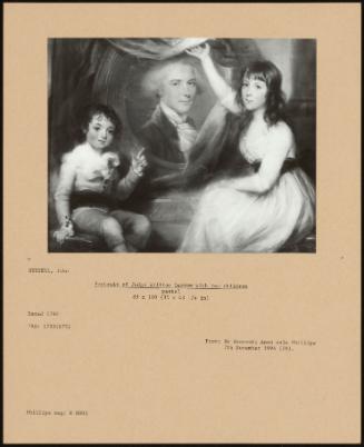 Portrait of Judge William Garrow with Two Children