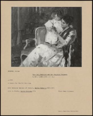 Mrs. Noel Guinness And Her Daughter Margaret