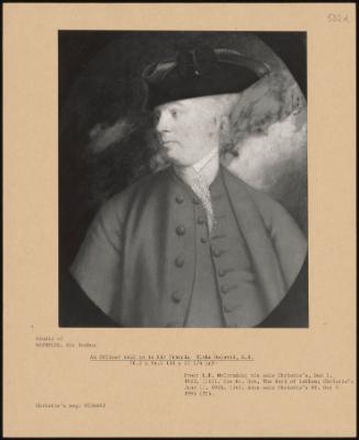 An Officer Said To Be Sir Francis Blake Delaval, K.B.