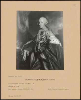 John Montagu, 4th Earl of Sandwich (1718-92)