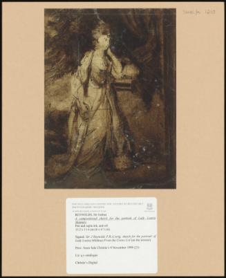 A Compositional Sketch For The Portrait Of Lady Louisa Manners