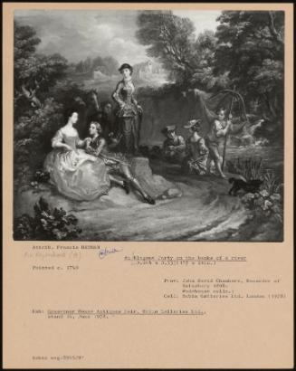 An Elegant Party On The Banks Of A River