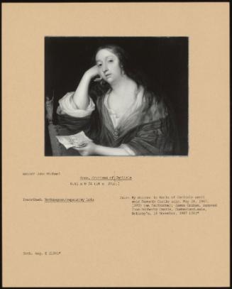 Anne, Countess Of Carlisle