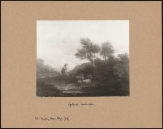 Landscape with a Shepherd and Sheep