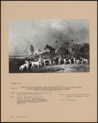 John Jones, Huntsman, With William Borrer & J. Stacey, Whips To The Berkshire Hunt, With Hounds At Covert