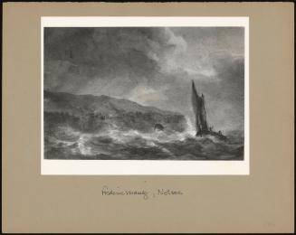 The Hole Through The Rock At The Entrance To The Harbour At Fredericswaag, Nolsoe