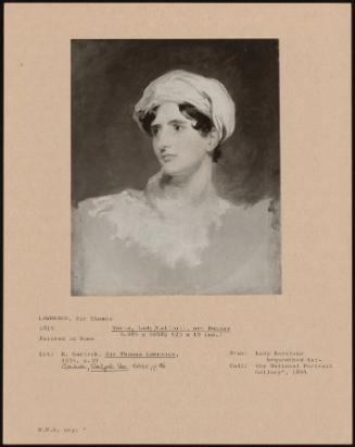 Maria, Lady Callcott, Nee Dundas