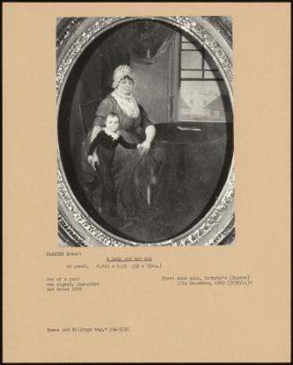 A Lady And Her Son