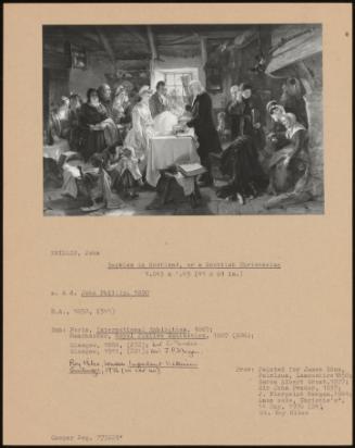 Baptism In Scotland, Or A Scottish Christening