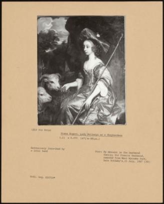 Diana Rogers, Lady Bellasys As A Shepherdess