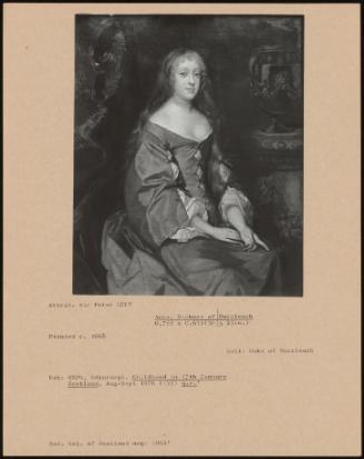 Anna, Duchess Of Buccleuch