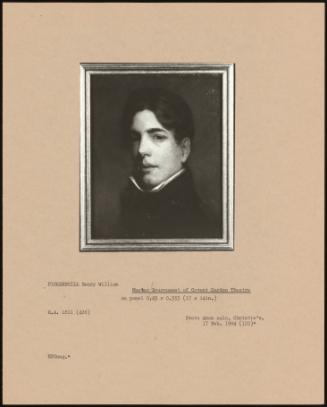 Master Dourousset Of Covent Garden Theatre