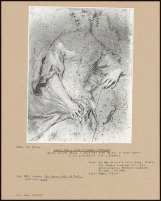 Study For A Seated Female Portrait