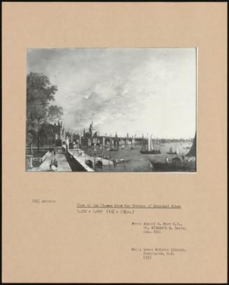 View Of The Thames From The Terrace Of Somerset House