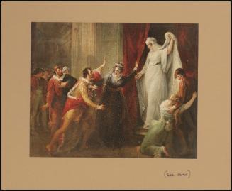 Leontes Looking At The Statue Of Hermione