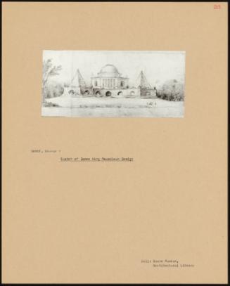 Sketch Of James King Mausoleum Design