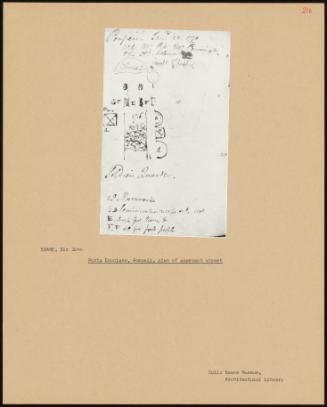 Porta Ercolano, Pompeii, Plan Of Approach Street