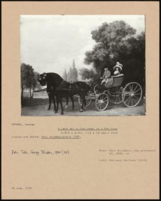 A Lady And A Gentleman In A Carriage