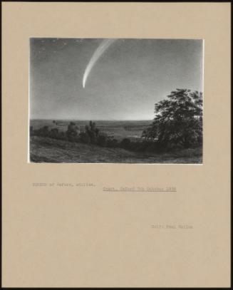 Comet, Oxford 5th October 1858