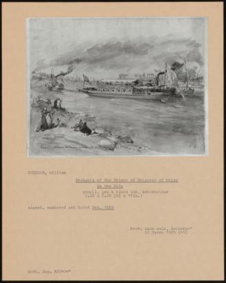 Dhababia of the Prince of Princess of Wales on the Nile