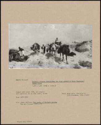 Bedouin Caravan Descending The High Ground At Wady Ghurundel Mount Sinai