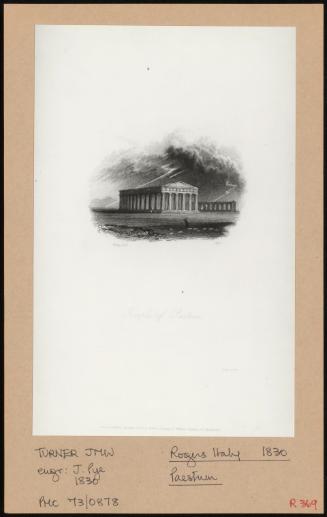 Roger's Italy 1830 Paestum