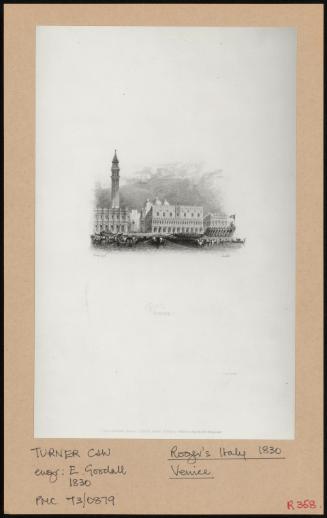 Roger's Italy 1830 Venice