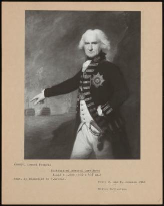 Portrait Of Admiral Lord Hood