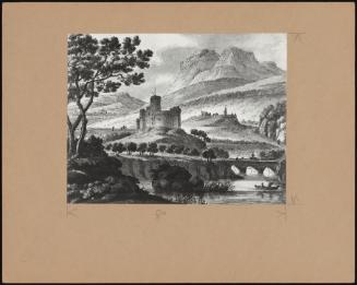 Castle In Mountainous Landscape