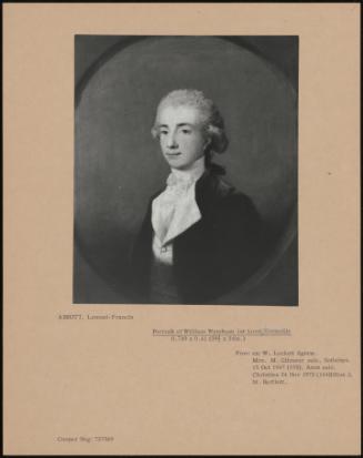 Portrait Of William Wyndham 1st Lord Grenville