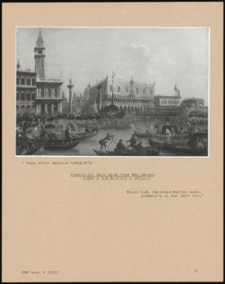 Venice:the Molo Seen From The Bacino